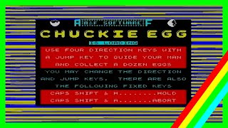 Retro Gaming, Chuckie Egg - REAL HARDWARE - NO EMULATION