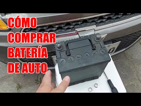 Cómo COMPRAR UNA BATERÍA  de auto