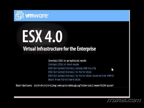VMware vSphere CBT - ESX 4 Boot Options