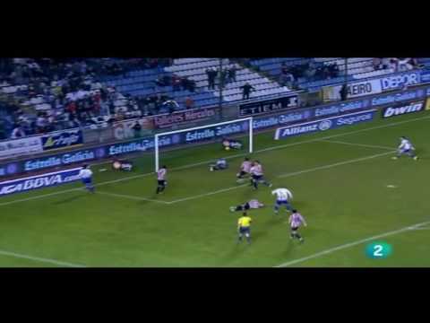 1ª Div. 09/10 - 19ª Jornada - Deportivo La Coruña vs Athletic (3-1) FILIPE, JUCA y PABLO ÁLVAREZ