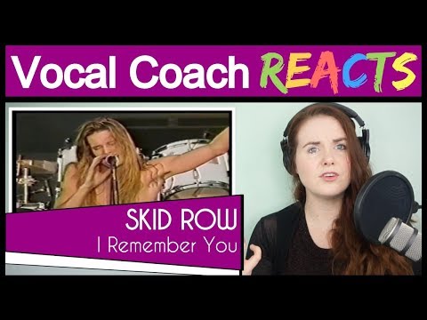 Vocal Coach reacts to Skid Row - I Remember You (Sebastian Bach Live at Wembley Stadium 1991)