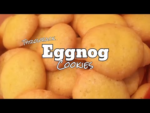 EGGNOG COOKIES / HOW TO MAKE EGGNOG BISCUITS / EGGNOG COOKIES RECIPE