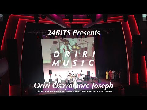 Oriri Osayomore Joseph at Edo National Association Convention Show 2024. Detroit, MI. USA.
