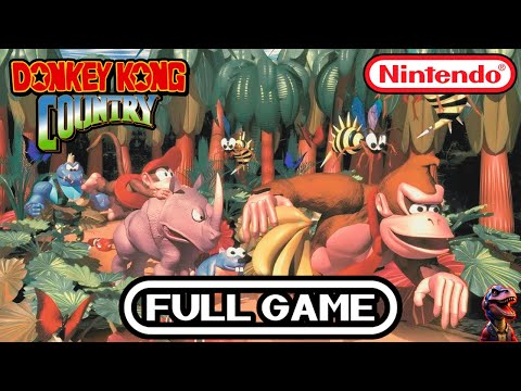 Donkey Kong Country 1994 | SNES Longplay | 100% Walkthrough | Classic Retro Gameplay | No Commentary