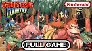Donkey Kong Country 1994 | SNES Longplay | 100% Walkthrough | Classic Retro Gameplay | No Commentary