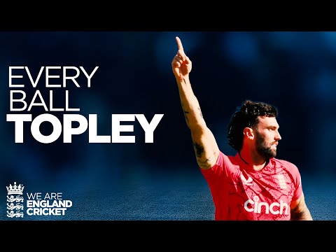 Superb T20 Bowling | EVERY BALL From Topley's Fantastic Spell | England v India 2022