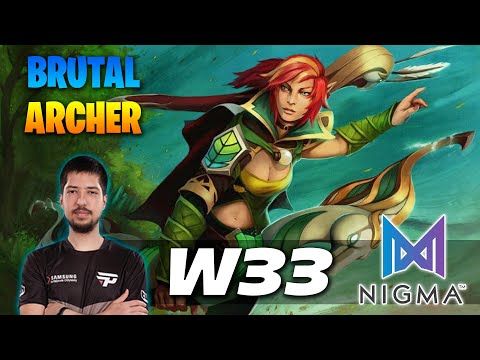w33 Windranger - BRUTAL ARCHER - Dota 2 Pro Gameplay [Watch & Learn]