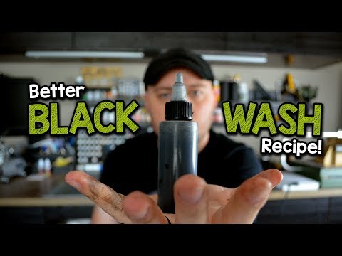 ⚠️How to Make a *BETTER* Black Wash for Terrain - RECIPE