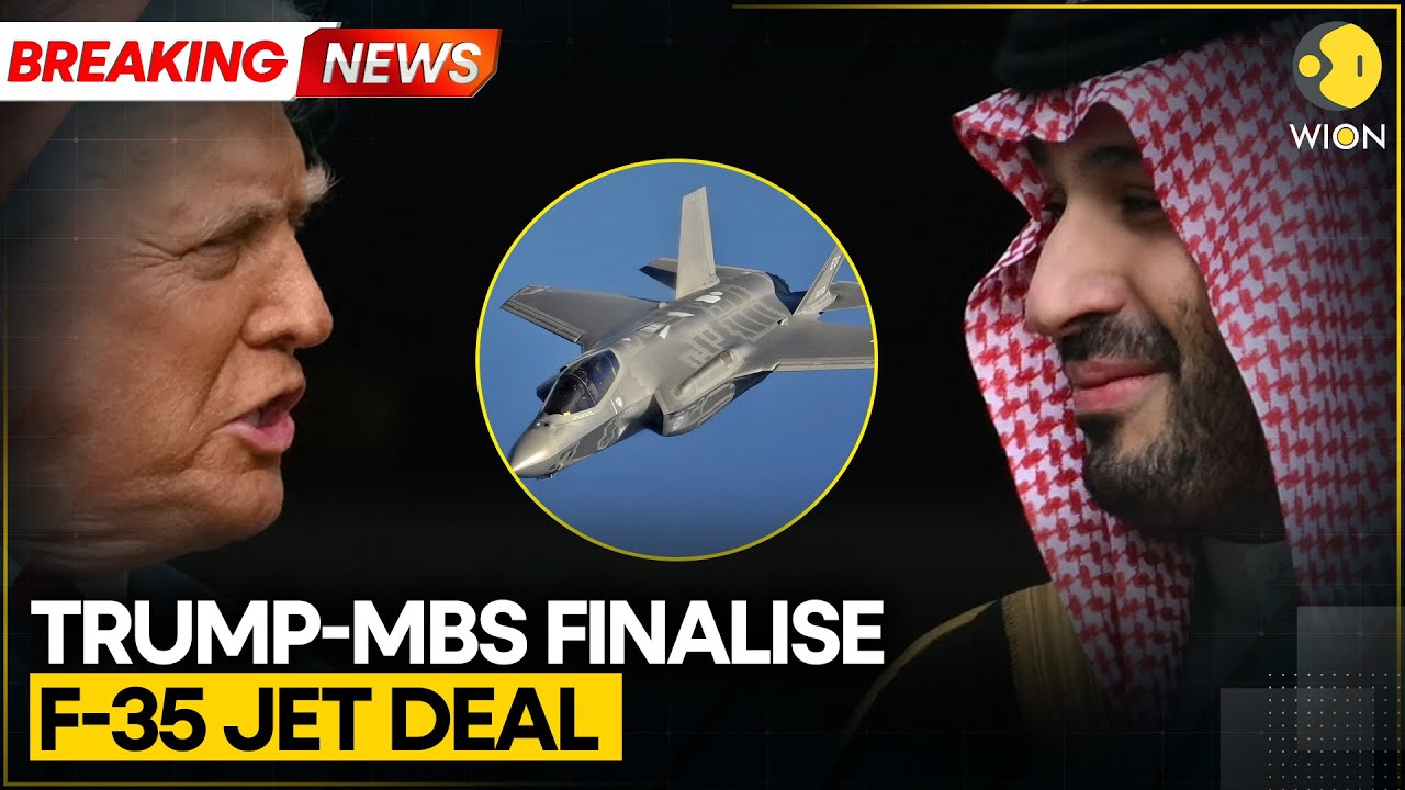 BREAKING: Fighter Jets Roar Above As Trump Meets Saudi Crown Prince | WION