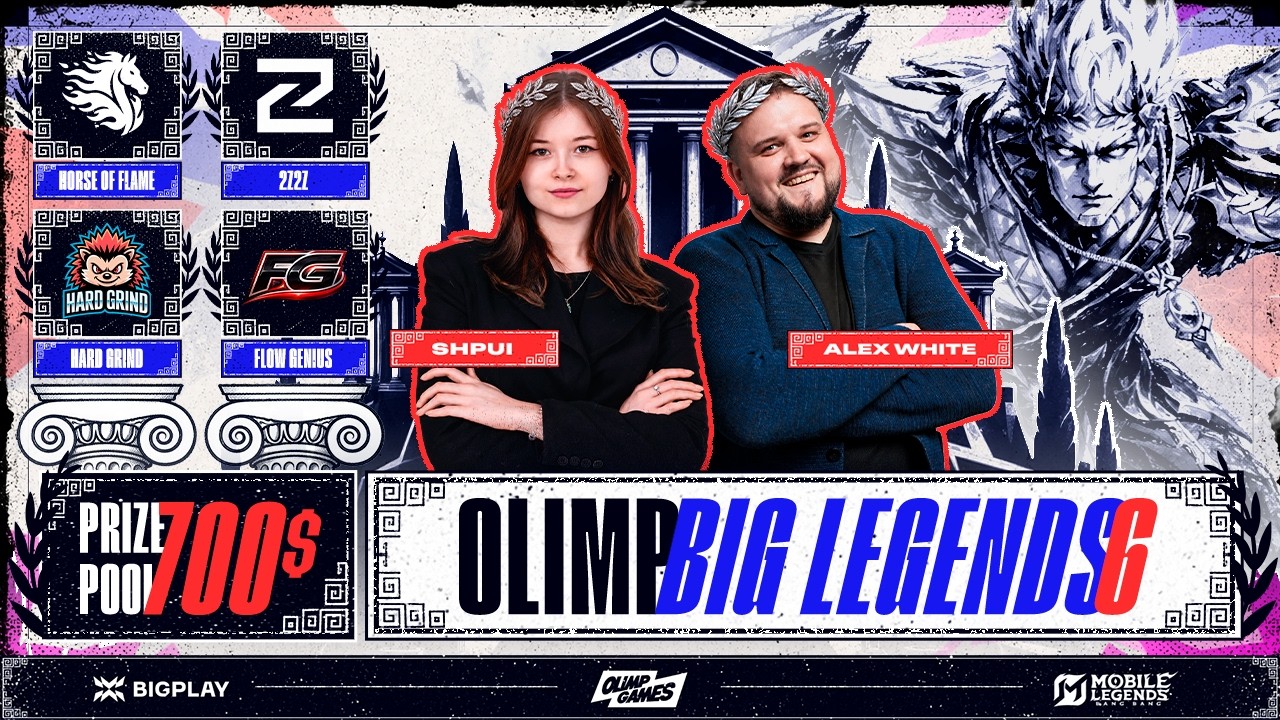ФАРМИ АЛМАЗЫ ВМЕСТЕ с OLIMP BIG LEGENDS #6 в MOBILE Legends: Bang Bang | MLBB СТРИМ ТУРНИРА BIGPLAY!