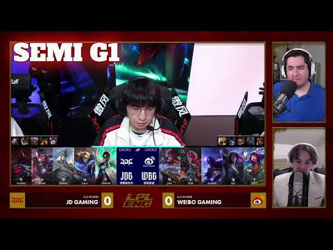 JDG vs WBG - Game 1 | Semi Final S16 LPL Winter Playoffs 2026 | JD Gaming vs Weibo Gaming G1 full