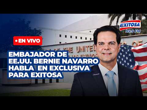 🔴🔵 EN EXCLUSIVA | EMBAJADOR BERNIE NAVARRO HABLA SOBRE LA COYUNTURA ACTUAL