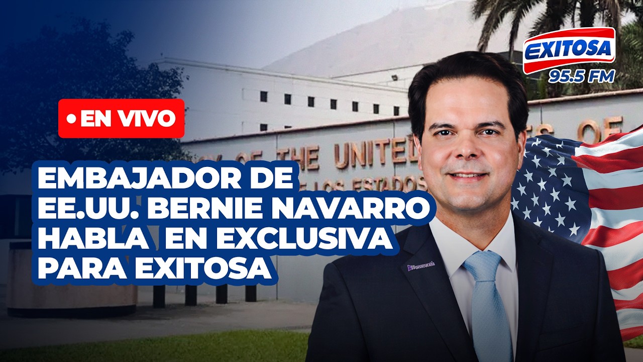 🔴🔵 EN EXCLUSIVA | EMBAJADOR BERNIE NAVARRO HABLA SOBRE LA COYUNTURA ACTUAL