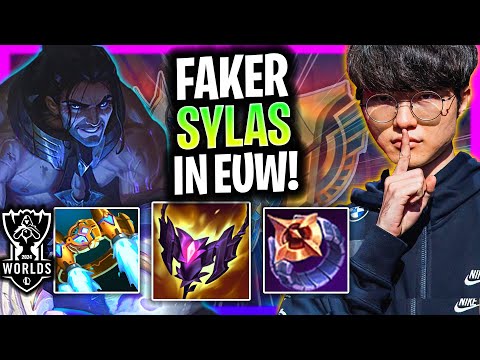 FAKER IS SO CLEAN WITH SYLAS IN EUW SERVER! | T1 Faker Plays Sylas Mid vs Syndra!  Worlds Bootcamp