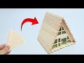 How To Make A Miniature Dream House With Popsicle Sticks