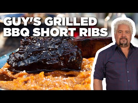 Guy Fieri's Grilled BBQ Short Ribs | Guy's Big Bite |...