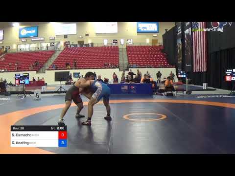 2018 Marine Corps US Open/Masters A Freestyle 78 Quarters - Sergio Camacho (Moor) Vs. Connor Keati