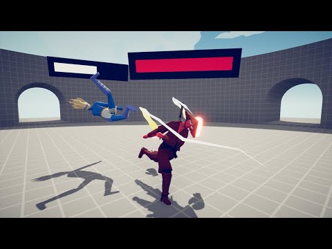 JAPANESE TAEKWONDO + HP BAR 1 vs 1 UNIT - TABS - Totally Accurate Battle Simulator