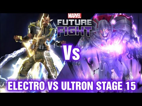 Electro vs Infinity Ultron Stage 15 Marvel Future Fight#Electro #mff #histromorphic
