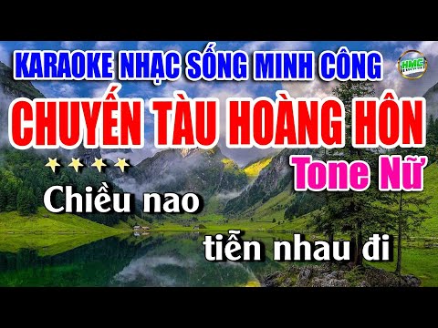 Karaoke Nhạc Sống Tone Nữ Dễ Hát | Chọn Lọc Nhạc Trữ Tình BOLERO - CHUYẾN TÀU HOÀNG HÔN