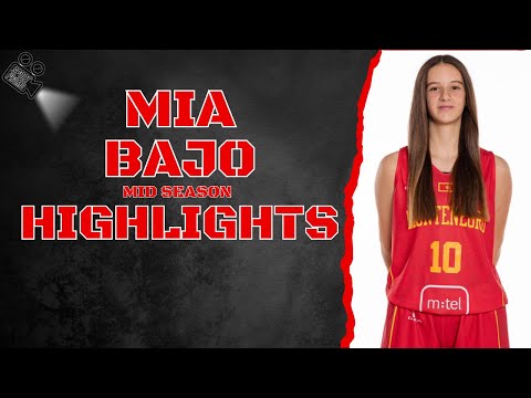 Mia Bajo || Montenegro u16 & Sea Stars || Highlights