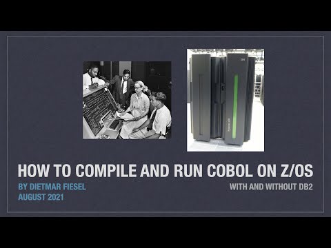 How to Compile and Run COBOL on z/OS with and without Db2