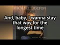 Soul Provider (with lyrics)-Michael Bolton