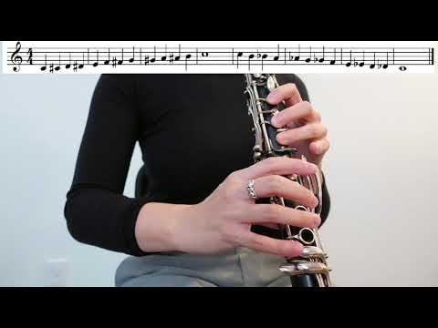 Chromatic Scale for Clarinet with Metronome | One Octave from C to C