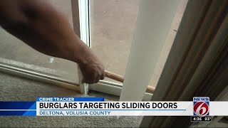 Sliding glass doors easy access for burglaries