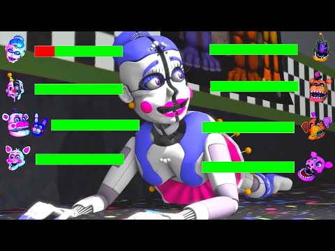 [SFM FNaF] Withered Melodies vs Sister Location WITH Healthbars