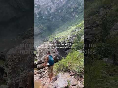 Maior cachoeira de Goiás