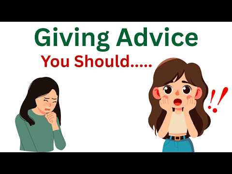 Daily English Practice 📝 | Giving Advice with “You Should” #modalverblesson