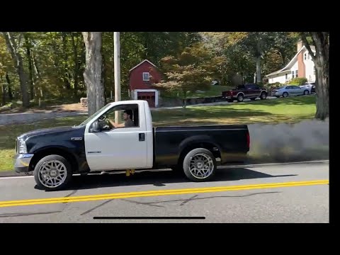 Taking My 600HP 7.3 Powerstroke \"SHORTY\" For It's FIRST TEST DRIVE! (Pulls, Drive By's, and CARNAGE)
