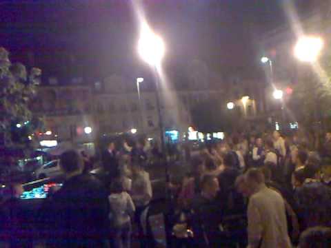 Górnik Wałbrzych feta po awansie do 2 ligi