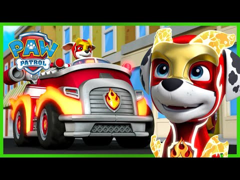 1 hora de episódios de resgate do Marshall e mais - Patrulha Pata PAW Patrol Episódio Português