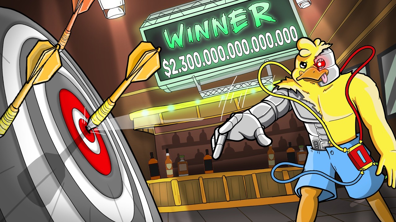 GANÉ $2.300.000.000.000.000 TIRANDO DARDOS