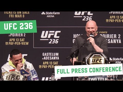 UFC 236 Full Pre-Fight Press Conference: Holloway vs. Poirier