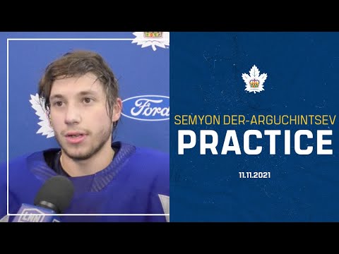 Semyon Der-Arguchintsev | Toronto Marlies Practice | November 11, 2021