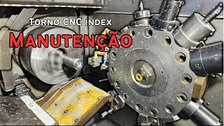 Manutenção no torno INDEX MC200!