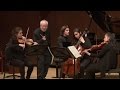 Schumann Piano Quartet in E-Flat Major, Op. 47 | Juilliard Joel Smirnoff Chamber Music Master Class