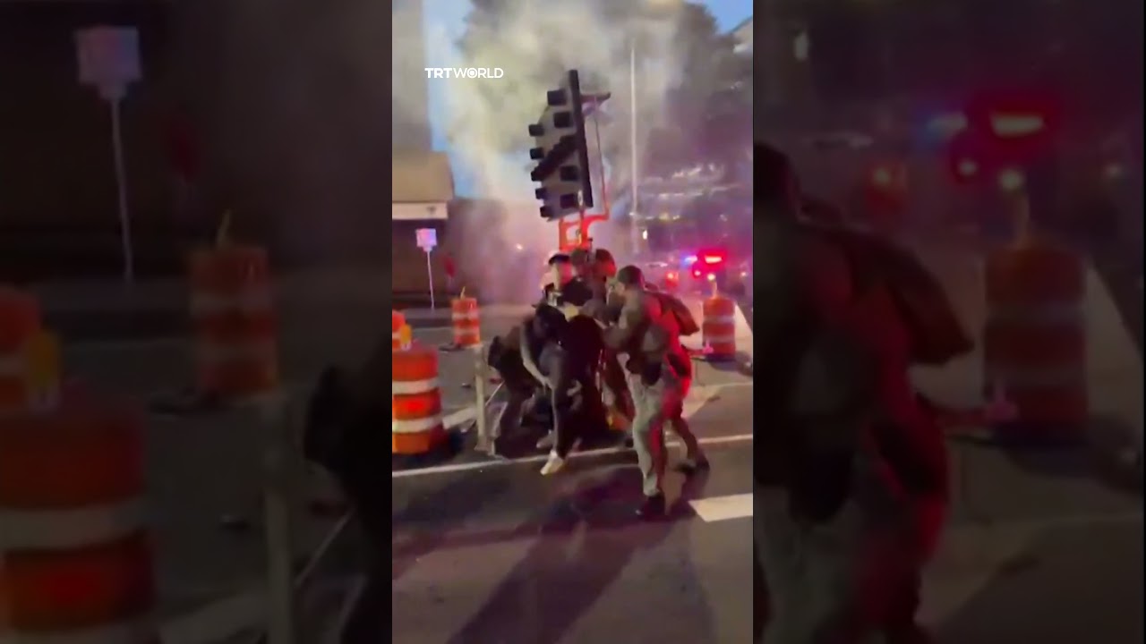 Police clash with protesters as anti-ICE demonstrations spread to Texas