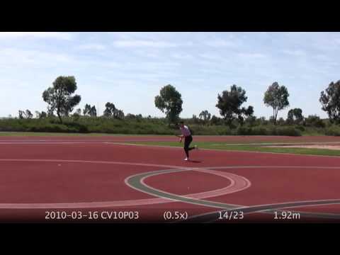2010-03-16 CV10P03 High Jump Training - Tora Harris