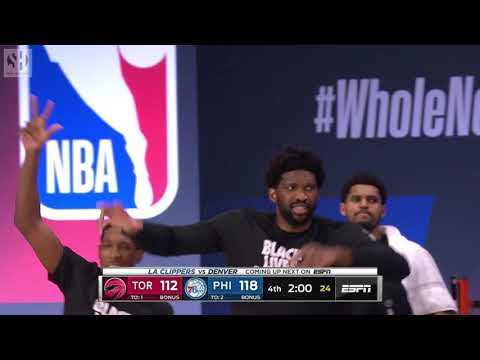Final Minutes, Toronto Raptors vs Philadelphia 76ers | 08/12/20 | Smart Highlights
