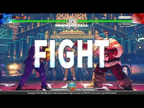 r/SF Weekly Dumpster Fire - Pre-Tournament