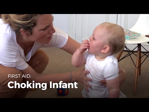 Learn first aid gestures: Choking Infant