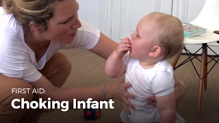 Learn first aid gestures: Choking Infant