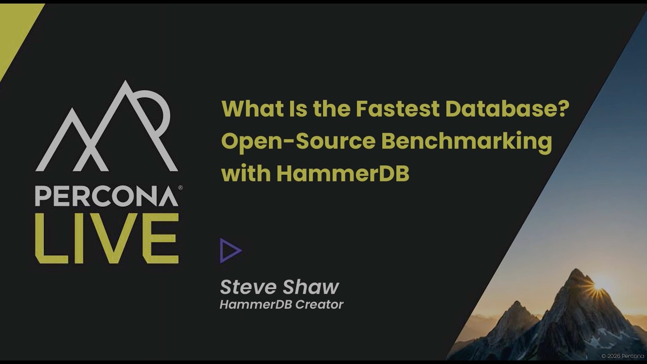 What Is the Fastest Database? Open-Source Benchmarking with HammerDB