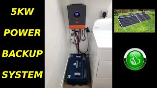 Good 5KW LFP Emergency Power Backup System w/Solar Array? (OFF GRID)