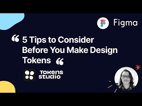 Figma101 - 5 Tips Before You Make Design Tokens in Figma