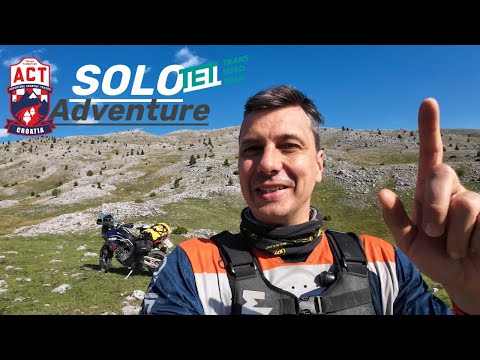 Solo motorcycle trip on the TET & ACT Bosnia, Croatia, Slovenia 2025